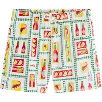Next Calções de banho amarelo / verde / vermelho / branco