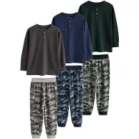 Next Pijama navy / cinzento escuro / verde escuro