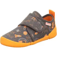 Superfit Pantufa 'VENTI' cinzento / lamacento / laranja escuro