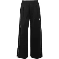 Adidas Calças de desporto preto / branco