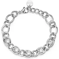 Brosway Bracciale Distintivo In Acciaio Con Zirconi Cubici Ribbon Bbn39 — Bracciale