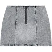 Armani Exchange para mulher. XW002920AF25768MB001 Minissaia jeans com design cruzado azul (44), Casual, Algodão, Denim