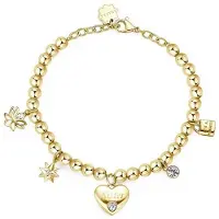 Brosway Pulseira banhada a ouro do sexto chakra BHKB168
