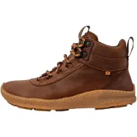 El naturalista unisex. 254361156005_012 Botins em pele castanha N5436 (38), Couro, Marrom, Plano, Cordão, Casual