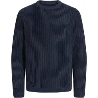 Jack & Jones Pullover 'JJEDOVER' bege claro / azulado
