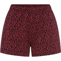s.Oliver Calças de pijama bordeaux / preto