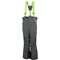 Helly Hansen unisex para criança. 41729 Calça de esqui No Limits 2.0 cinza (14años= 164cm), Esportivo, Poliéster, Ao ar livre, moda infantil