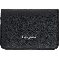 Pepe Jeans para mulher. PL0700063 Carteira Tyler preta (OSFA), Preto, Casual, Poliuretano