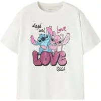 Name it Camiseta De Manga Curta Dymir Stitch Regular