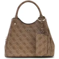 GUESS Shopper 'Cabas Lorella Petit Monogramme Latte Logo' bege