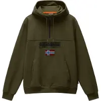 Napapijri Sweatshirt 'BURGEE 2.0' azul / oliveira / vermelho escuro / preto