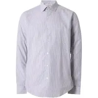 Calvin Klein Camisa 'ESNTL' cinzento escuro / branco
