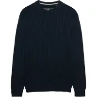 Superdry Suéter Cotton Cable Knit Crew