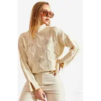 Bianco Lucci Pullover 'Pullover' offwhite