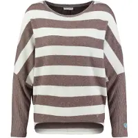 Key Largo Pullover ' FENJA ' ecru / castanho