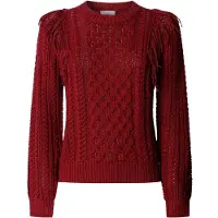 Pepe Jeans para mulher. PL7000183 Camisola Arlette vermelha (M), Vermelho, Casual, Algodão