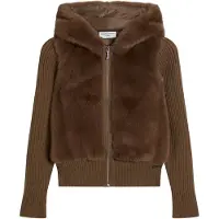 Juicy Couture Casaco de malha 'Naila' castanho escuro