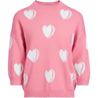 Imily Bela Pullover cor-de-rosa / transparente / branco
