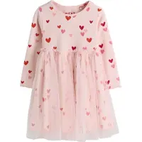 Next Vestido cor-de-rosa / rosa escuro / granadina / vermelho-alaranjado