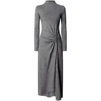 Pepe Jeans para mulher. PL9537926 Vestido Baker cinzento (XL), Casual, Cinza, Poliéster, Manga comprida