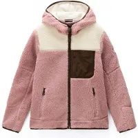 Napapijri Casaco meia-estação 'Yupik OG' castanho escuro / rosa escurecido / branco natural