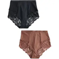 Next Cueca modeladora castanho / preto