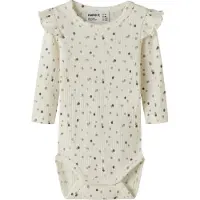 Name it Macacão/Body 'NBFWOMI' oliveira / verde pastel / malva / branco lã