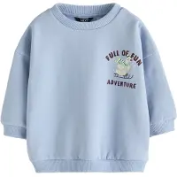 Next Sweatshirt bege / azul claro / cyclam / preto