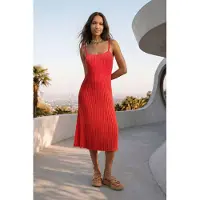 Desigual Vestido vermelho-alaranjado