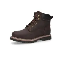 Dockers by Gerli Botas com atacadores castanho escuro / preto