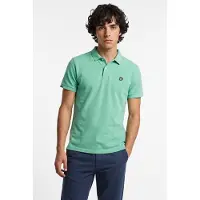 Superdry para homem. M1110451A Pólo verde Destroy vintage (XXL), Casual, Algodão, Manga curta