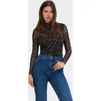 ONLY Camisa 'ONLErica' castanho / cappuccino / preto