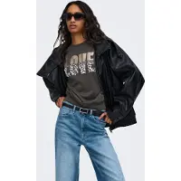 ONLY Sweatshirt 'ONLTAMMIE' castanho / preto / branco