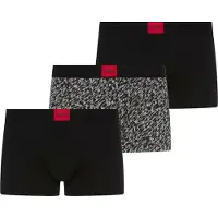 HUGO Boxers 'GALAXY' cinzento / vermelho / preto