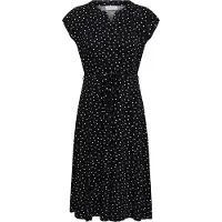 Kaffe Vestido 'KABella' preto / branco