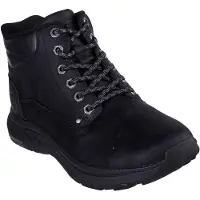 SKECHERS Botas com atacadores 'Pollard - Waylon' preto