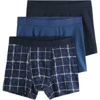Lindex Cueca navy / azul escuro / branco