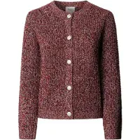 Pepe Jeans para mulher. PL7000228 Cardigã Ariela vermelho (XS), Casual, Poliéster
