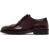 Derimod Sapato com atacadores vermelho escuro