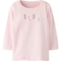 Name it Camisola 'NBFLYNA' azul claro / castanho escuro / cor-de-rosa
