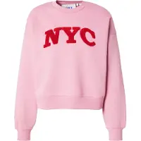 JJXX Sweatshirt 'JXTATUM' cor-de-rosa / vermelho
