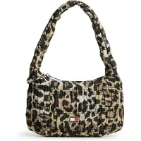 Tommy Hilfiger Mala de ombro castanho / cinzento claro / preto