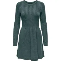 ONLY Vestido de malha 'ONLFIA' verde mosqueado