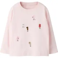 Name it Camisola 'NMFOLINNIE' castanho / cor-de-rosa / vermelho / preto