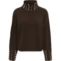 ONLY Pullover 'ONLAYA' castanho escuro