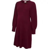 Mamalicious Vestido de malha 'MLBREE' vermelho rubi