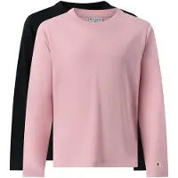Champion Camisola cor-de-rosa / preto