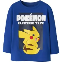 Name it Camisola 'NMMSAUL POKEMON' azul / amarelo / preto / branco