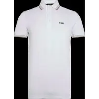 BOSS Camisa 'Paddy' taupe / branco
