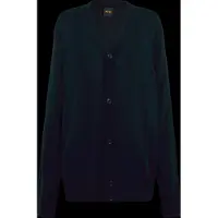 BOSS Casaco de malha 'Avac' azul escuro